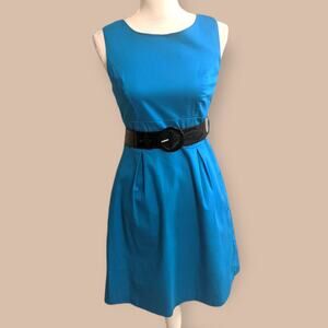 Blue Belted Blue Dress Maurices SIze 5/6